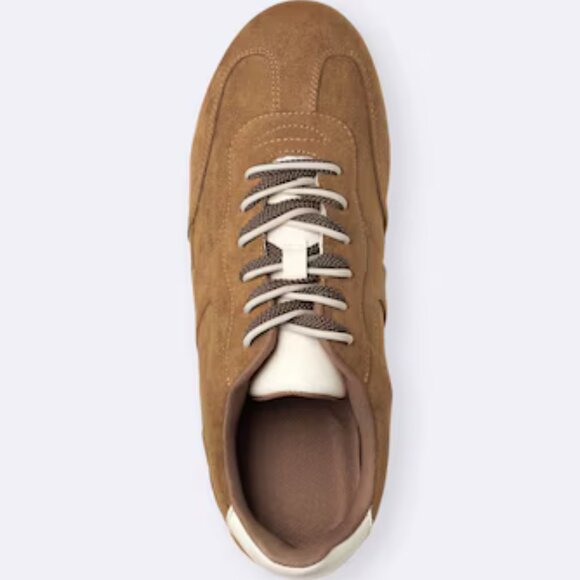 GU Brown Double Shoe Lace Flat Sneakers/NWT/7.5 - Picture 4 of 13